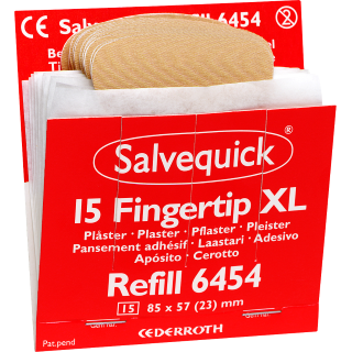 Salvequick 15 fingerplaster ref 6454 (Cederroth)