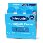 Salvequick 35 Blue Detectable plaster ref 51030127 (Cederroth)