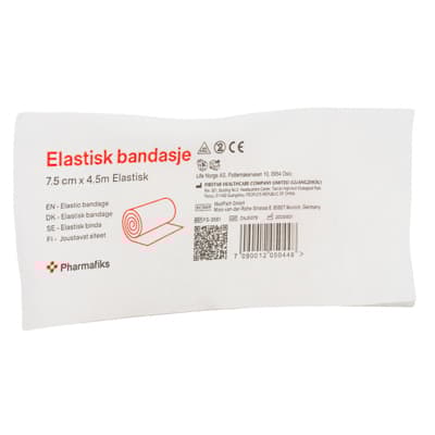 FM101010 Elastisk bandasje Pharmafiks 7,5cmx4,5m_venstre.JPG
