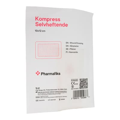 FM408015 Kompress Selvheftende Pharmafiks 10x12cm_venstre.JPG