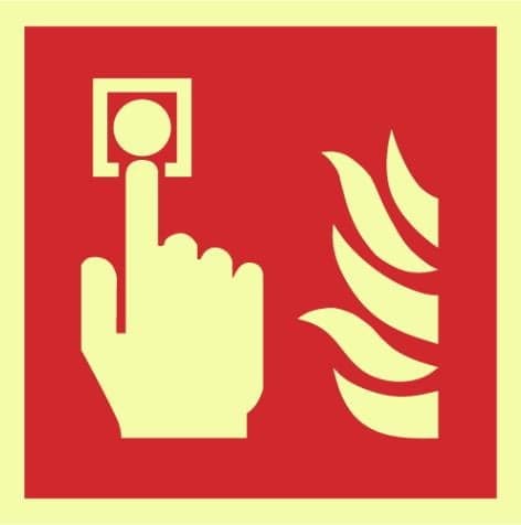 VU905084 Skilt symbol Brannalarm 200 x 200 mm .jpg