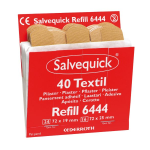 Salvequick tk refill 40 str plaster REF 6444 teskstilplaster