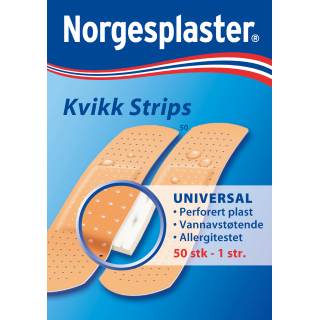 Norgesplaster plast 50 strip