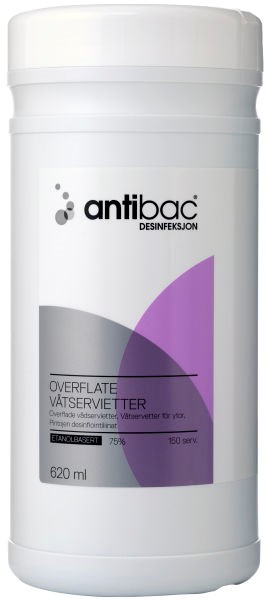 Antibac 75% serviett overflate