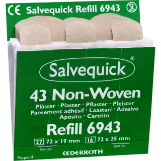 Salvequick 43 sensitive plaster ref 6943 (Cederroth)