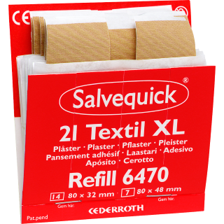 Salvekvick tekstil ref21 XL plaster,  REF 6470