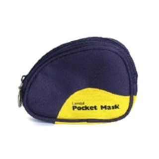 Lommemaske m/O2 adapter i blå softpack