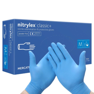 Hanske nitril Nitrylex Classic + blå L