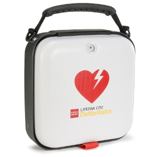 Hjertestarter Lifepak CR2 Wi-FI med bæreveske.