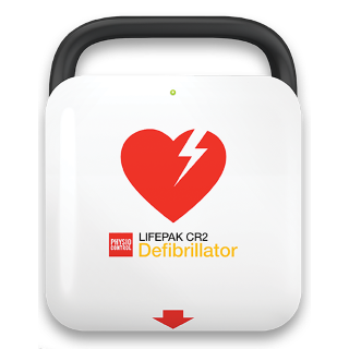 Hjertestarter Lifepak CR2 WiFi, halvaut, håndtak